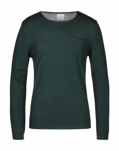 Bellwood Man Sweater Dark green Merino Wool Cover