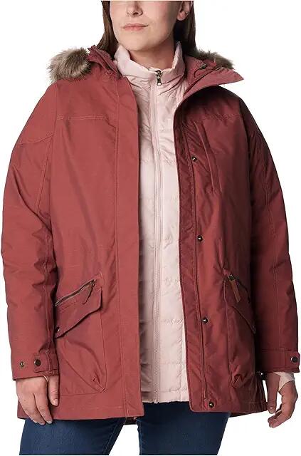 Columbia Plus Size Carson Pass IC Jacket (Beetroot) Women's Coat Cover