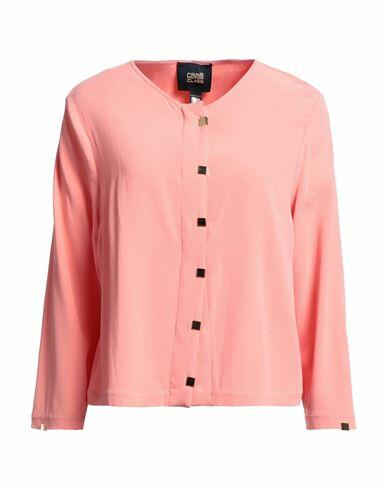 Cavalli Class Woman Blazer Salmon pink Viscose, Elastane Cover