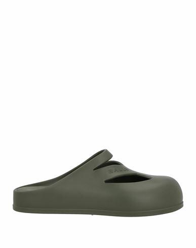 Bally Man Mules & Clogs Military green Rubber Cover