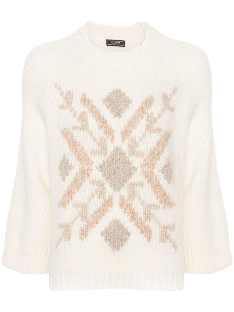 Peserico embroidered sweater - Neutrals Cover