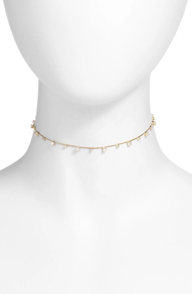 Child of Wild Crystal Dust Cubic Zirconia Choker Necklace in Gold Cover