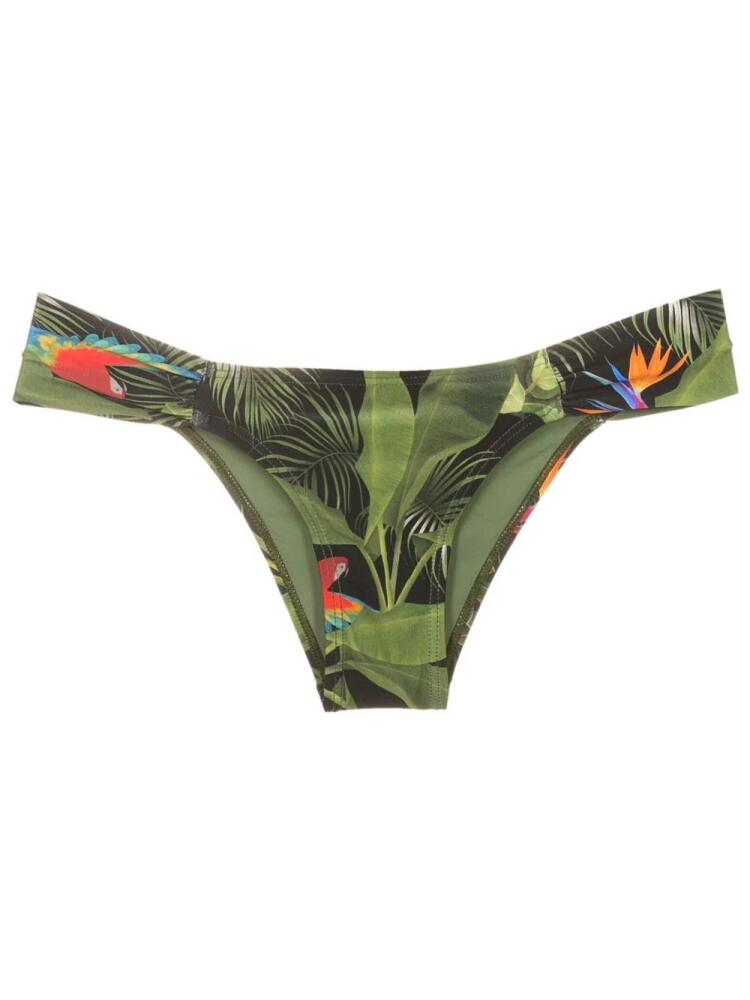 Lygia & Nanny Ritz ruched-sides bikini bottom - Green Cover