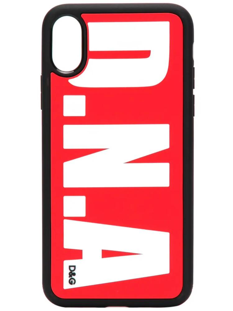 Dolce & Gabbana iPhone X logo case - Red Cover