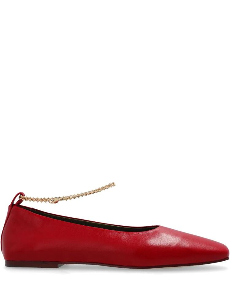 MARIA LUCA Augusta ballerina shoes - Red Cover