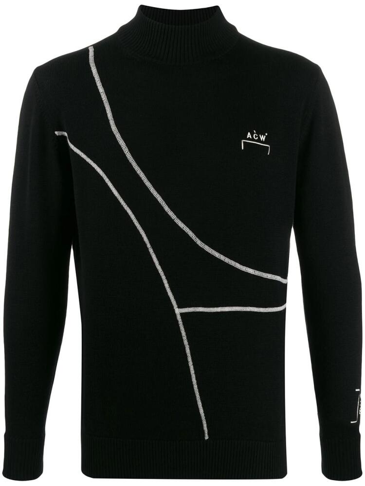 A-COLD-WALL* knitted logo jumper - Black Cover