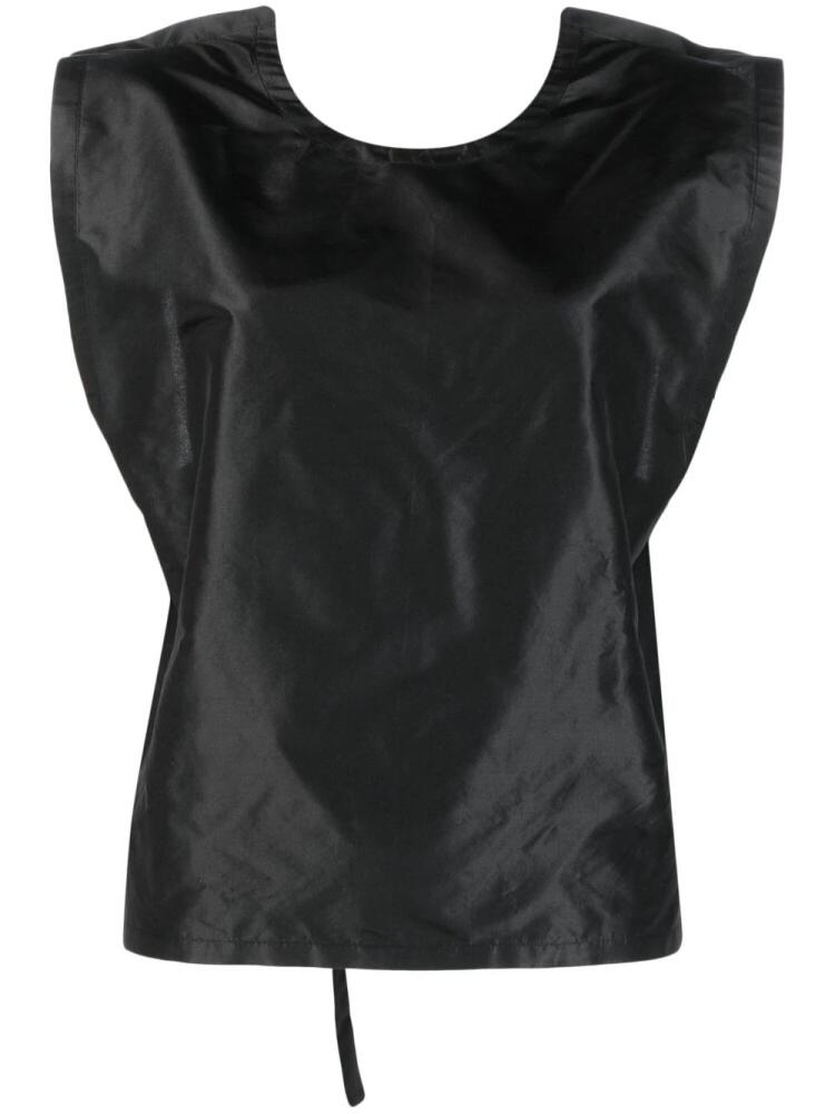 Sofie D'hoore open-back sleeveless silk blouse - Black Cover