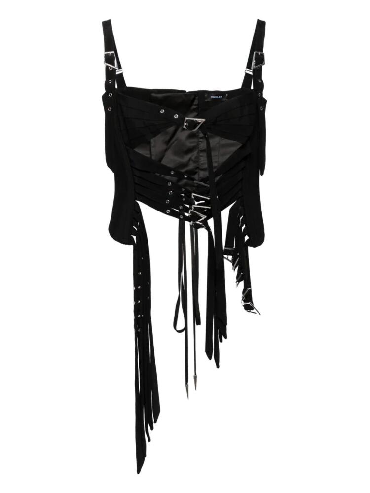 Mugler buckled corset - Black Cover