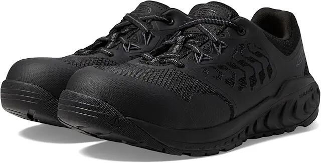 KEEN Utility Cully Comp Toe (Black/Black) Men's Shoes Cover