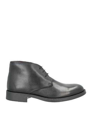 Angelo Pallotta Man Ankle boots Black Soft Leather Cover