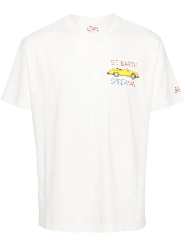 MC2 Saint Barth Speed man car-print T-shirt - Neutrals Cover