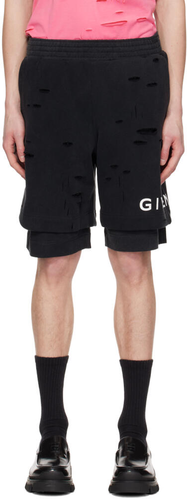 Givenchy Black Archetype Shorts Cover