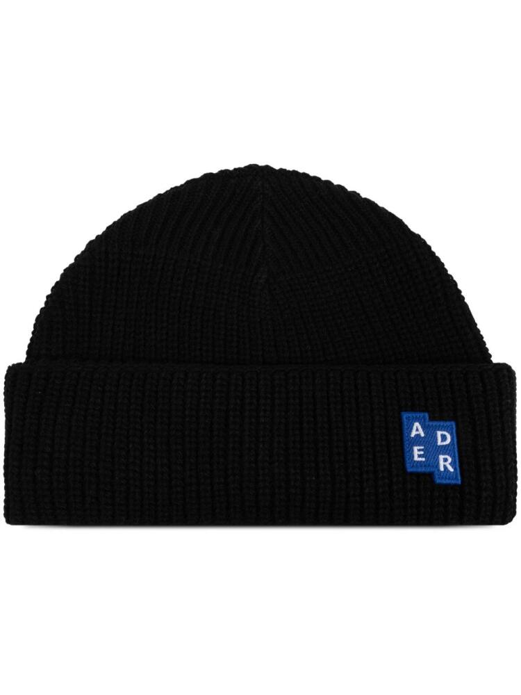 Ader Error Significant TRS Tag beanie hat 01 - Black Cover