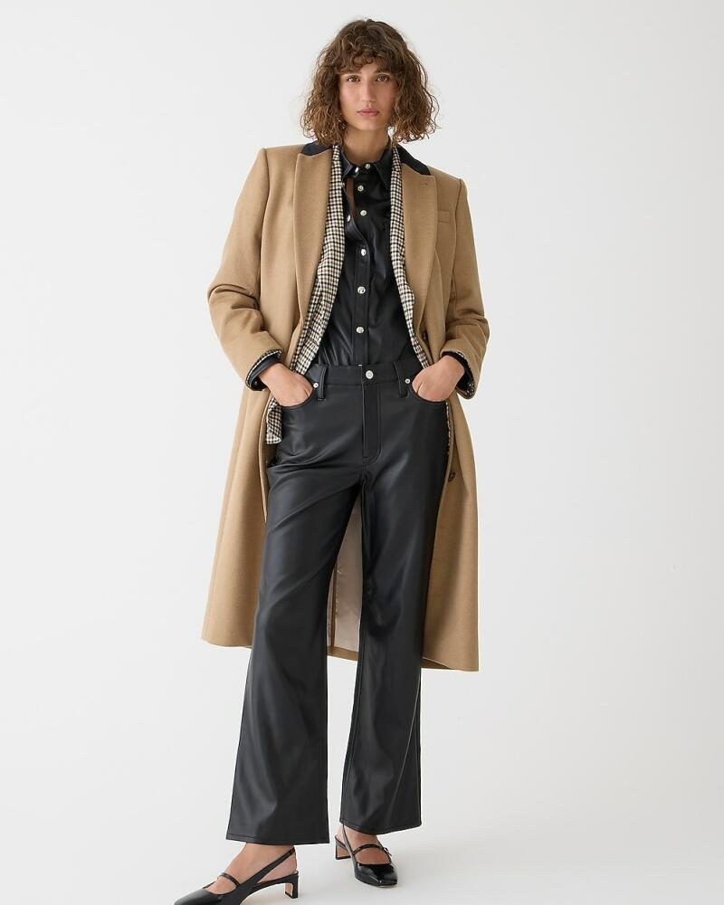 J.Crew Slim wide-leg pant in faux leather Cover