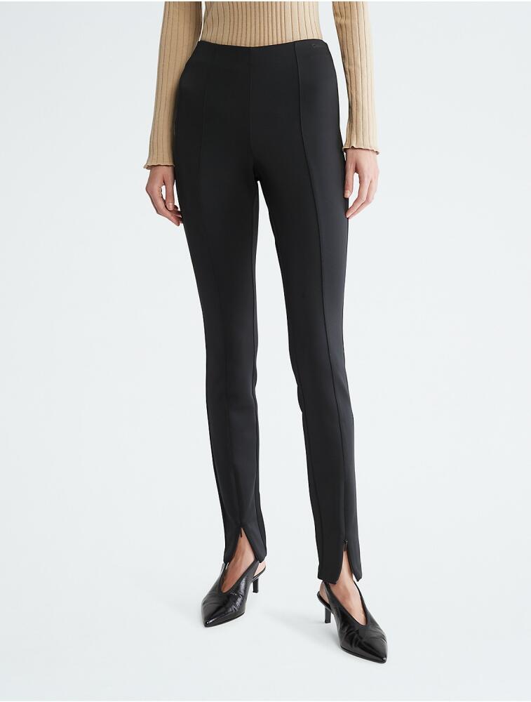 Calvin Klein Women's Technical Knit Skinny Leggings - Black Cover