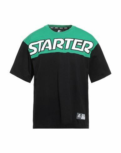 Starter Man T-shirt Green Cotton Cover