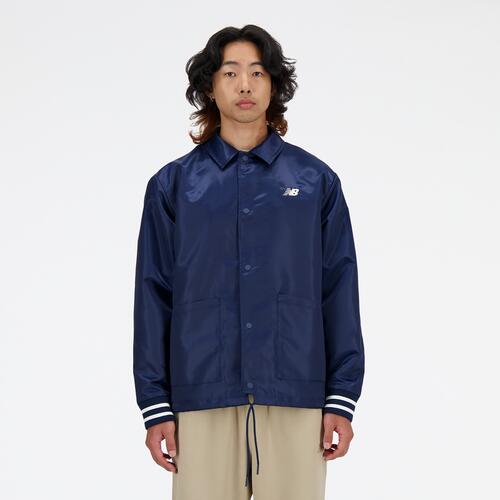 New Balance Greatest Hits Coaches Jacket - Mens Navy/White Cover