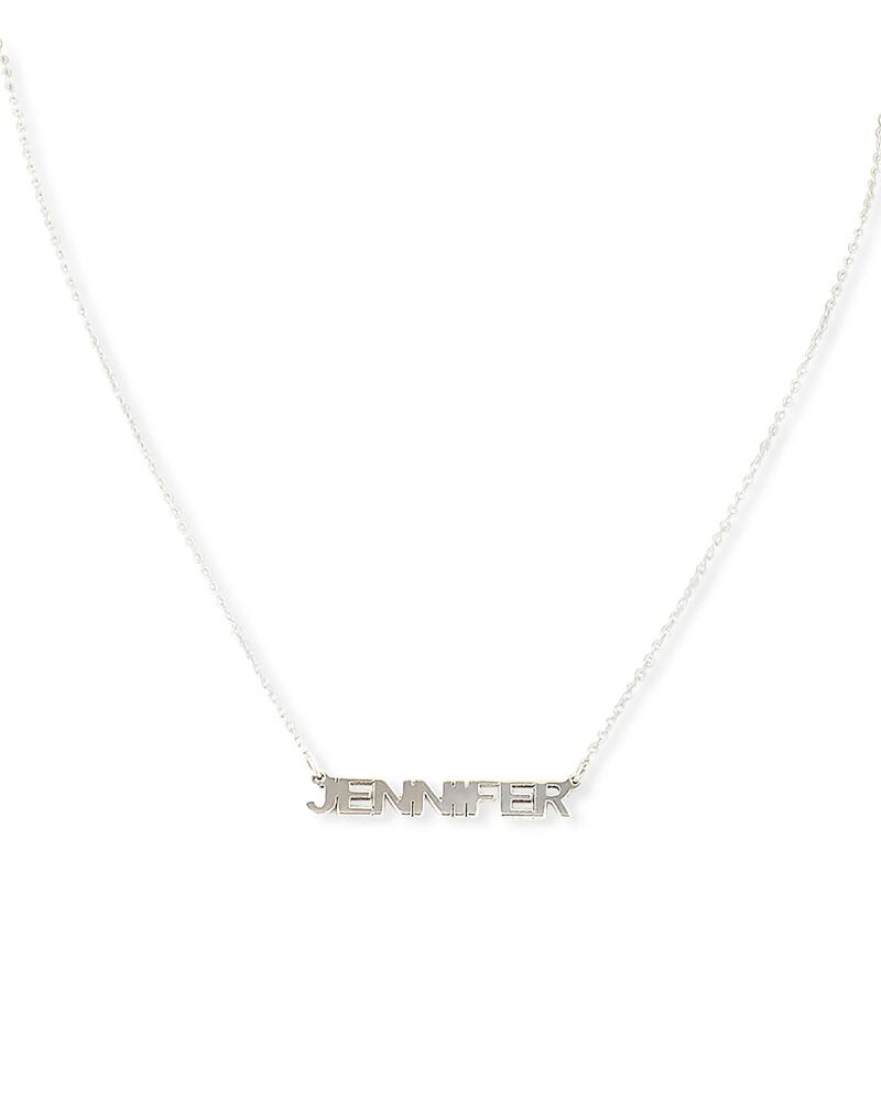 Jennifer Zeuner Mercer Personalized Nameplate Pendant Necklace Cover