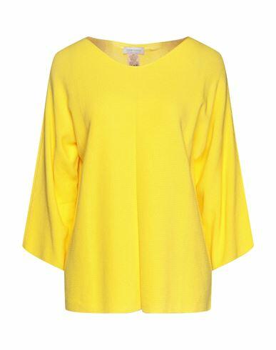 Gran Sasso Woman Sweater Yellow Cotton Cover