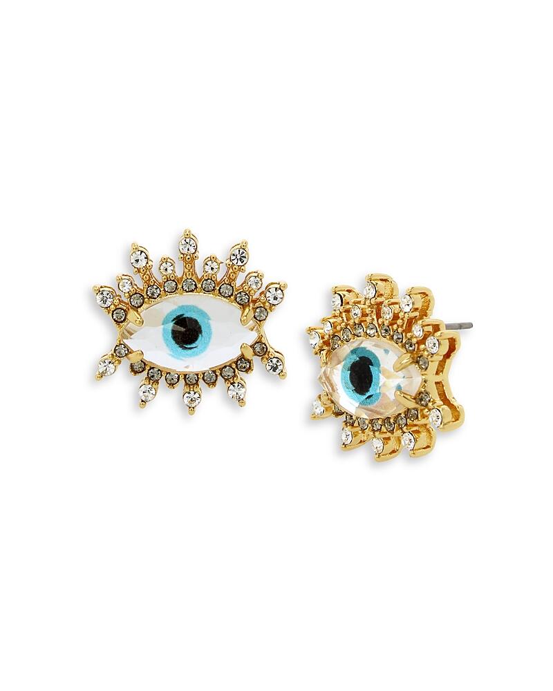 Kurt Geiger London Faceted Evil Eye Stud Earrings Cover