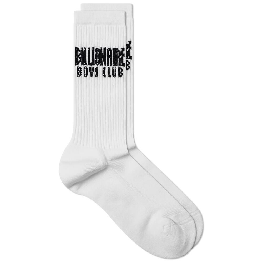 Billionaire Boys Club Men's Logo Sock in White Cover