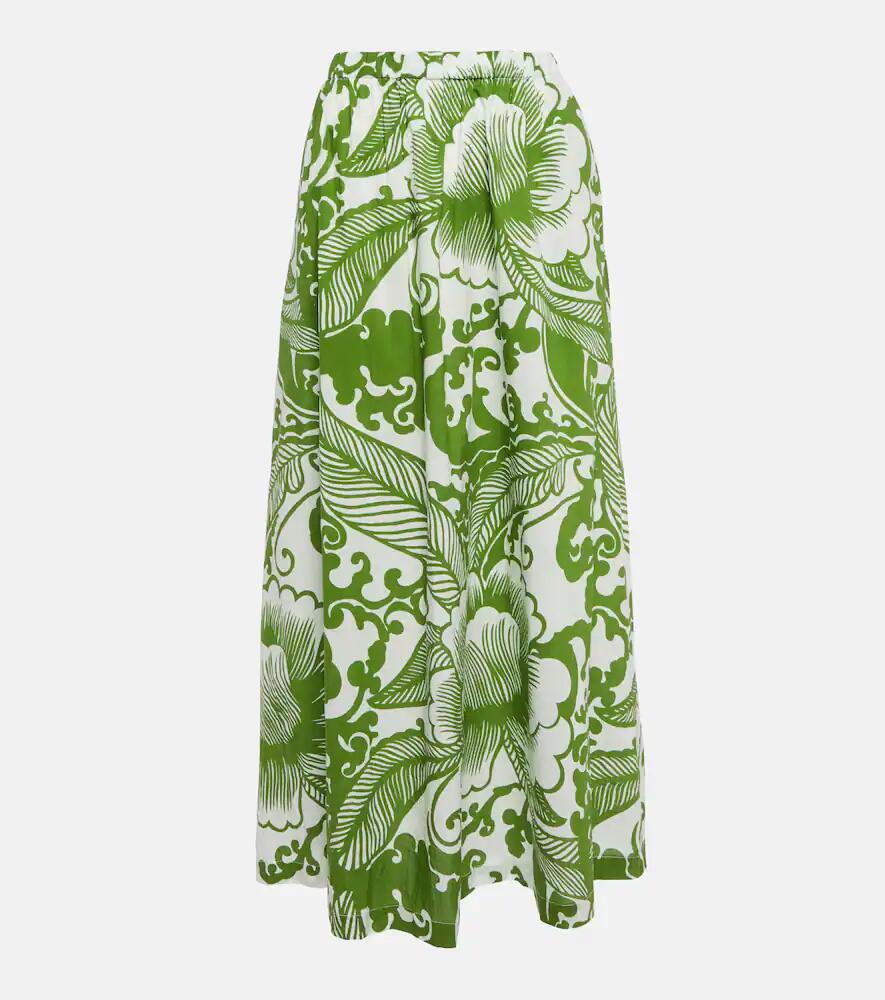 Velvet Juliana printed cotton maxi skirt Cover