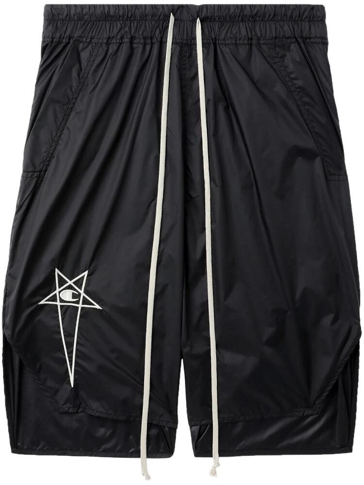 Rick Owens X Champion x Champion Beveled Pods shorts - Black Cover