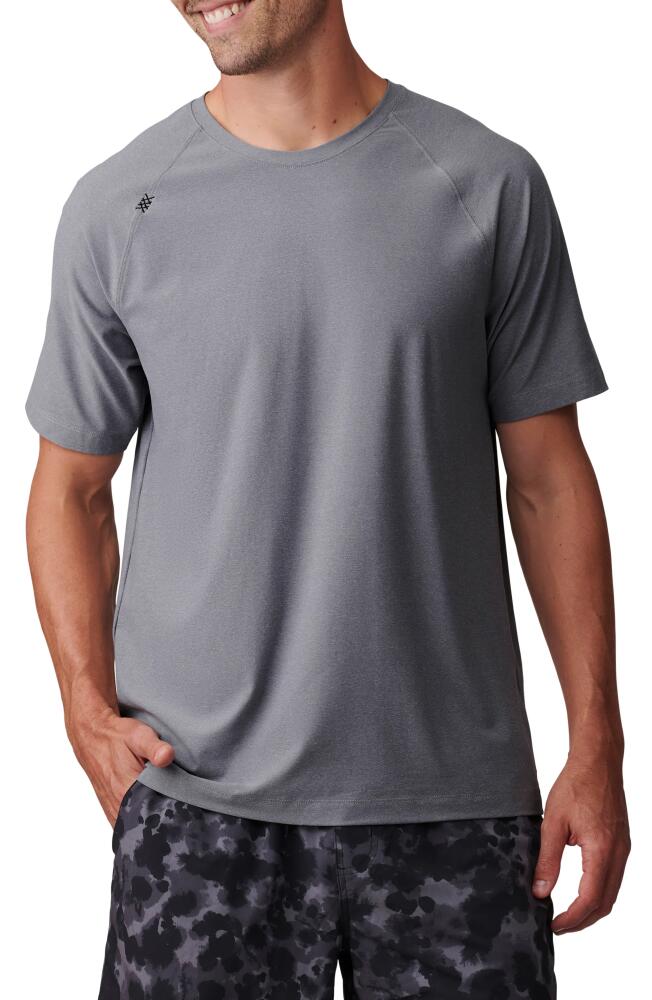 Rhone Reign Athletic Short Sleeve T-Shirt in Quicksilver Heather Cover