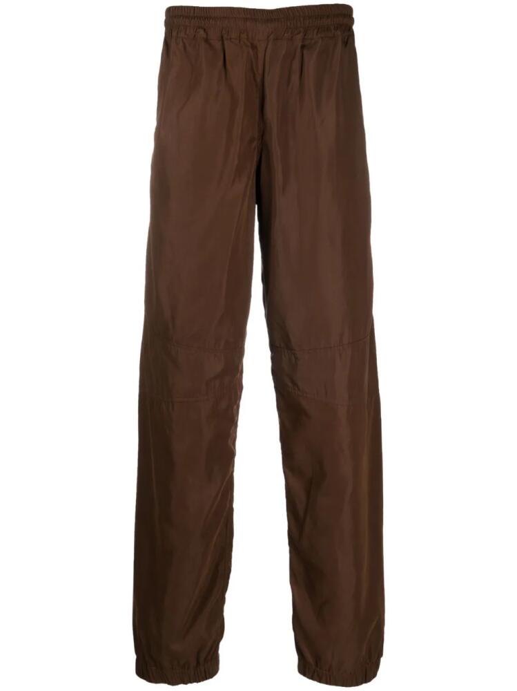 RANRA elasticated-waist track pants - Brown Cover