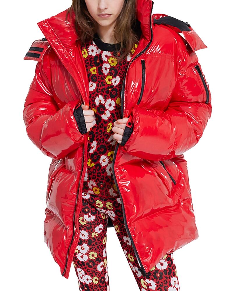 The Kooples Glossy Puffer Coat Cover