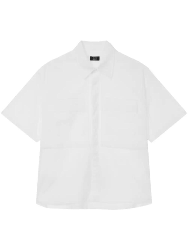 STUDIO TOMBOY short-sleeved button-up shirt - White Cover