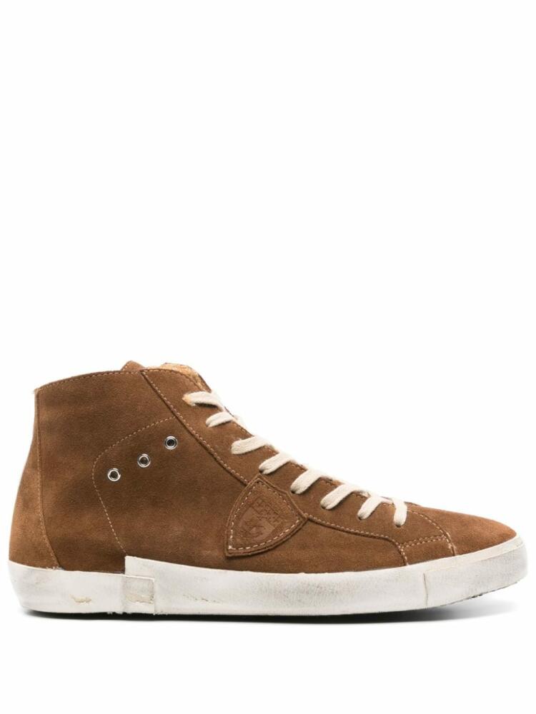 Philippe Model Paris Prsx suede high-top sneakers - Brown Cover