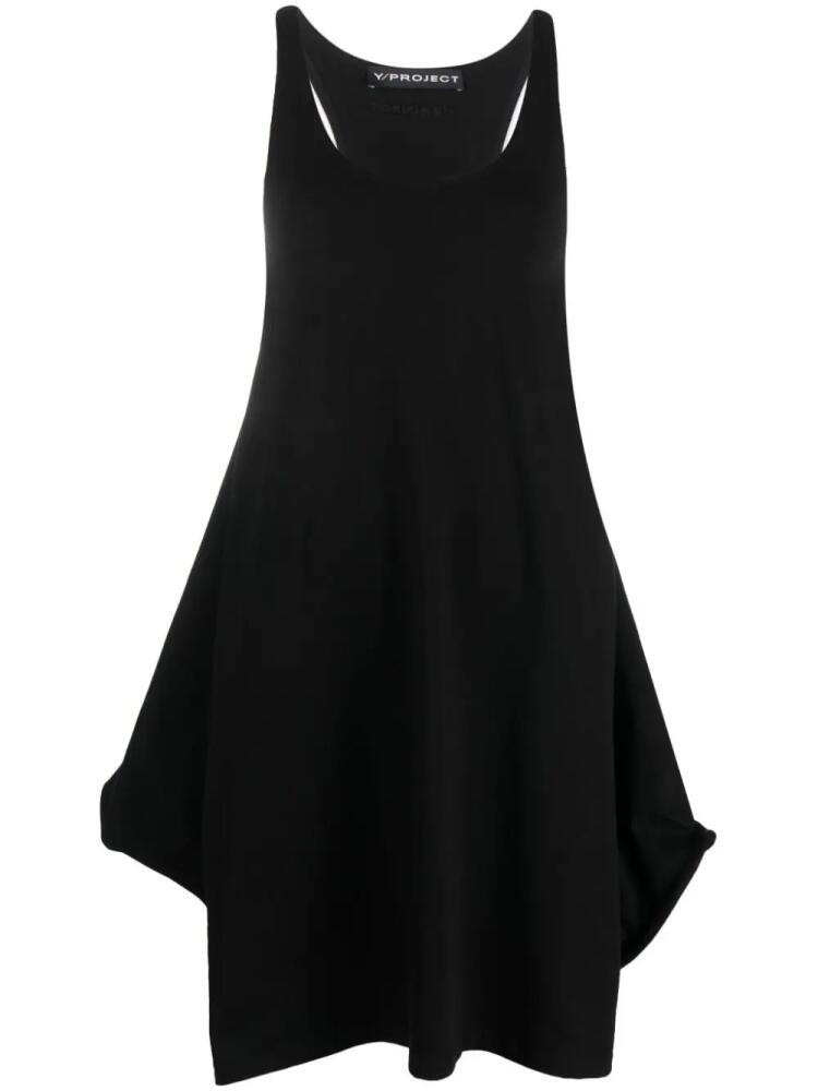 Y/Project Wire stretch-cotton minidress - Black Cover