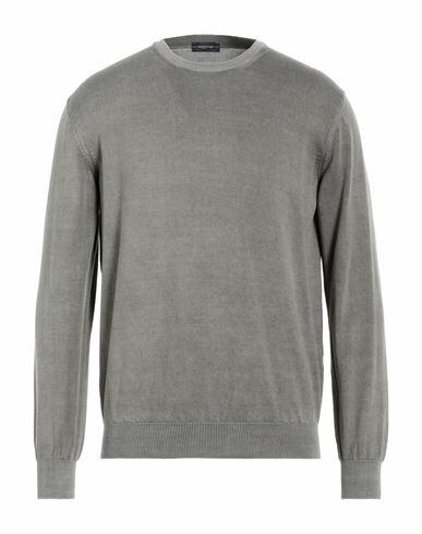 Rossopuro Man Sweater Grey Cotton Cover