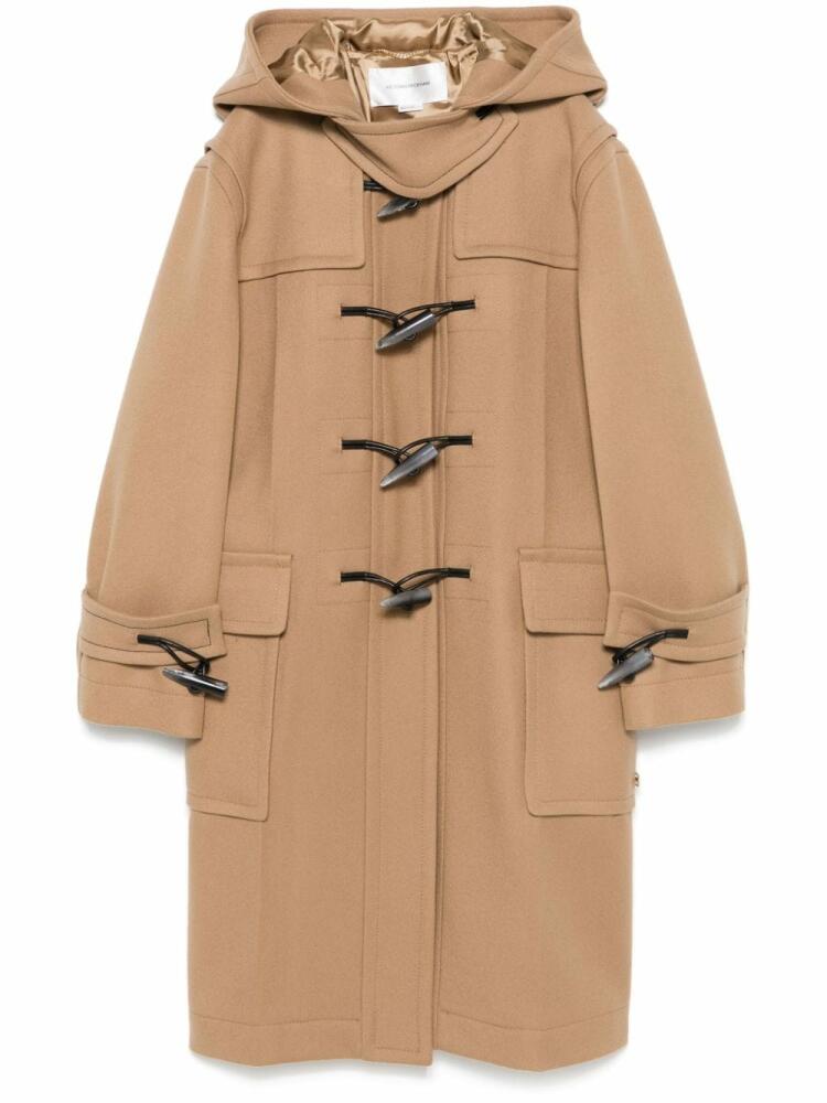 Victoria Beckham Oversized duffle coat - Brown Cover