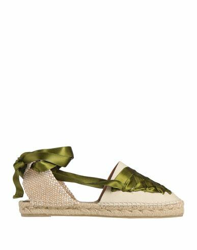 Castañer Woman Espadrilles Ivory Textile fibers Cover