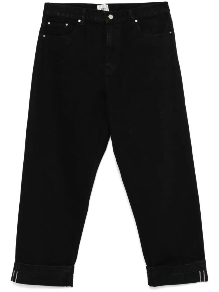 ARTE straight-leg jeans - Black Cover