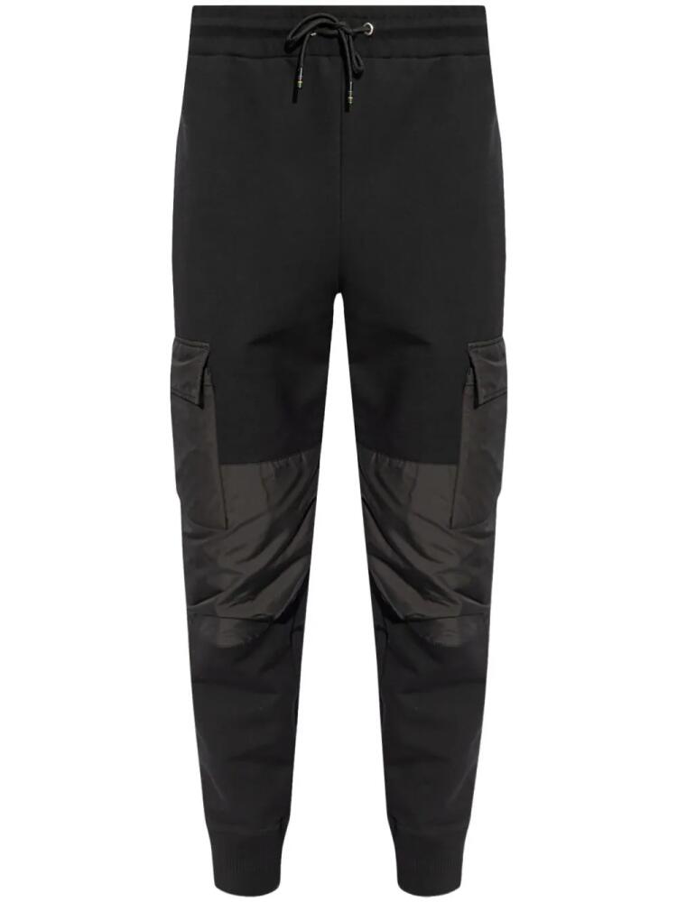 PS Paul Smith logo-print cotton-blend trousers - Black Cover