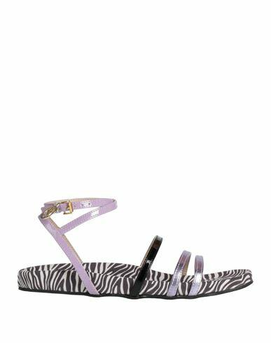 Manila Grace Woman Sandals Lilac Textile fibers Cover