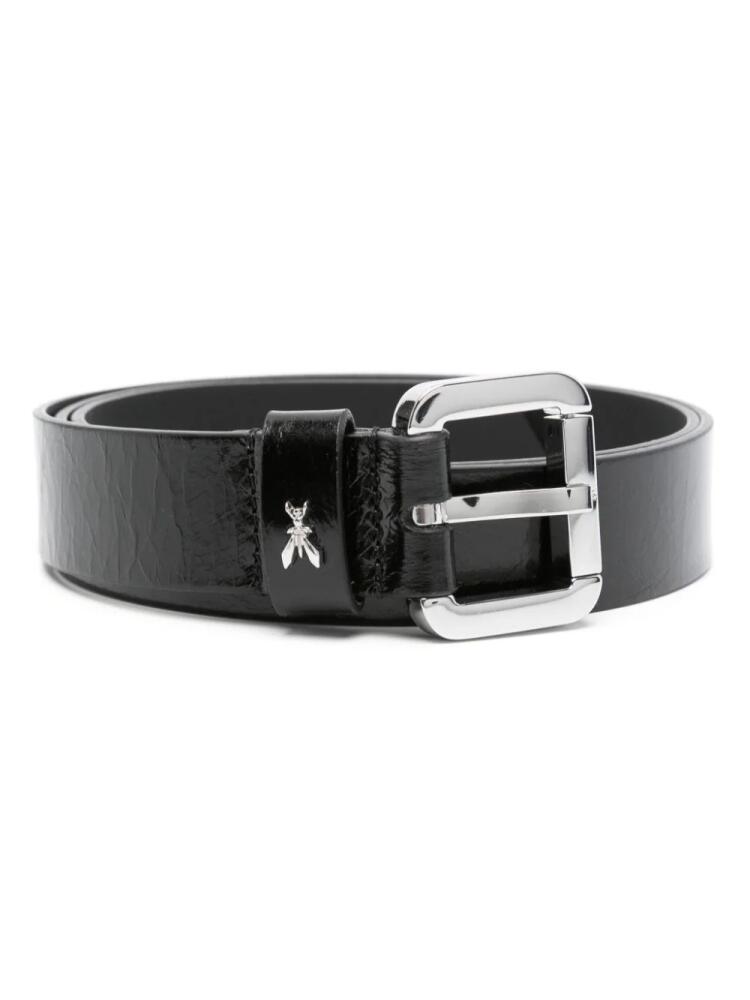 Patrizia Pepe crinkled belt - Black Cover