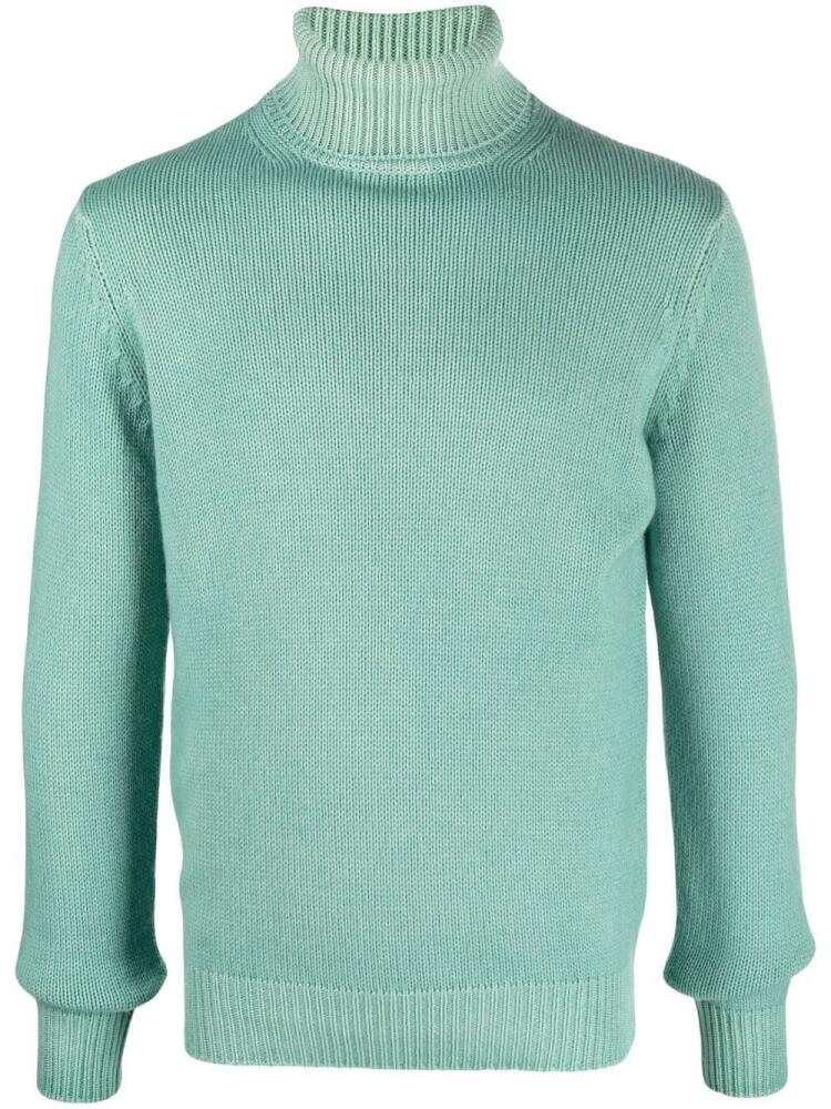 Dell'oglio roll-neck knit jumper - Green Cover