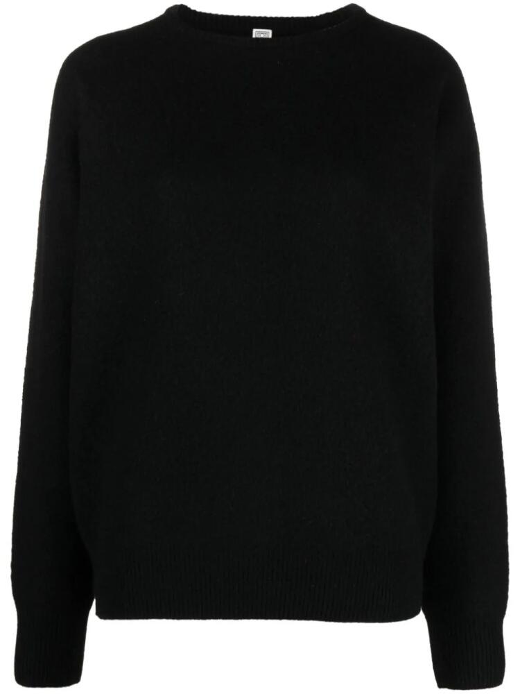 TOTEME crew-neck wool jumper - Black Cover