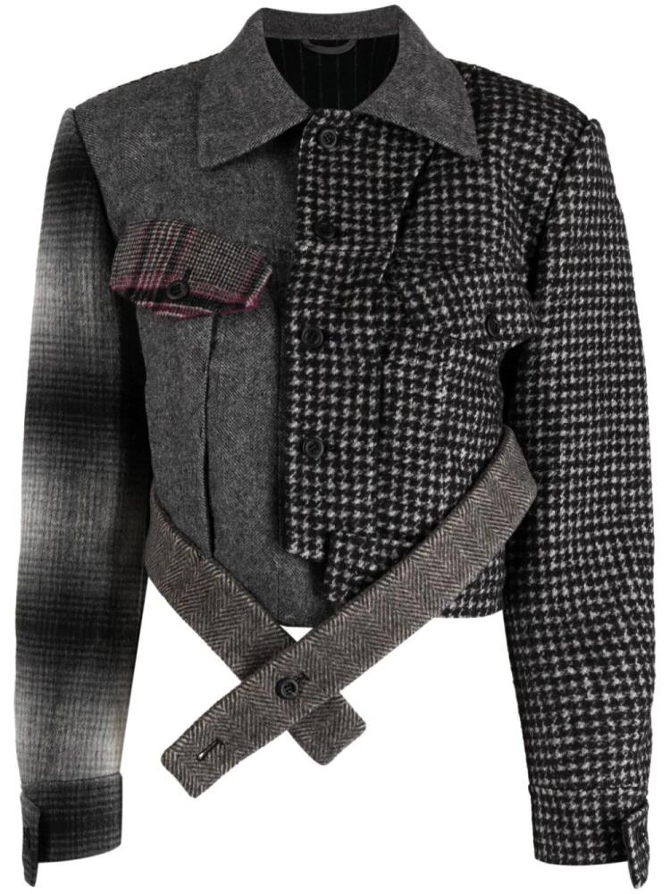 JNBY patchwork tweed jacket - Black Cover