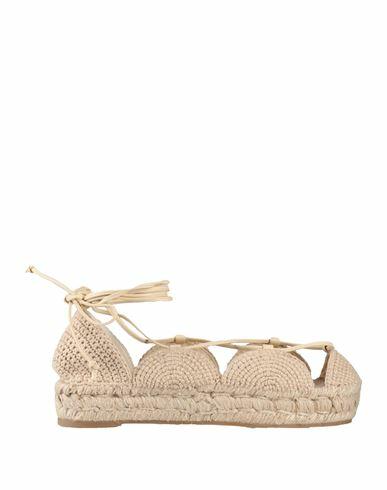 Loewe Woman Espadrilles Beige Textile fibers Cover