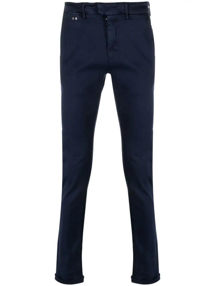 Sartoria Tramarossa low-rise slim-fit chinos - Blue Cover