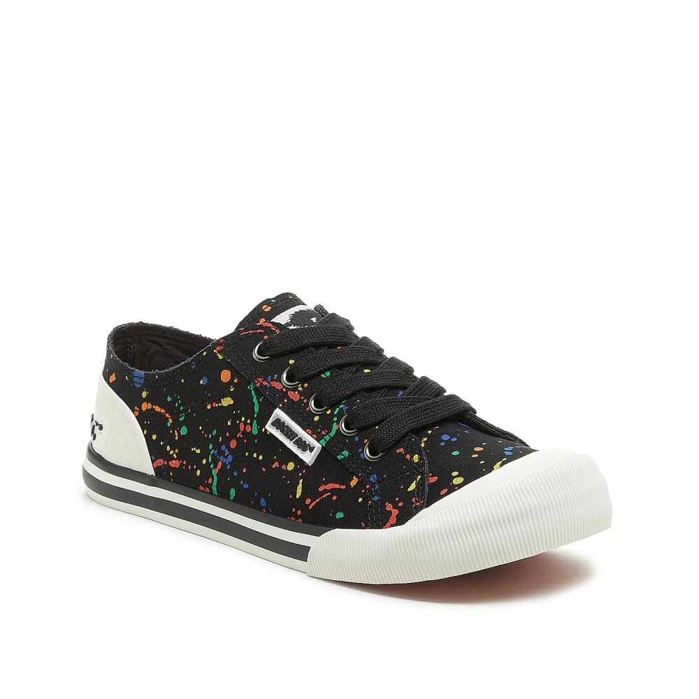 Rocket Dog Jazzin Sneaker | Women's | Black/Multicolor Speckle Print Cover