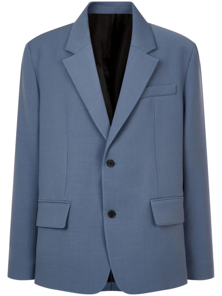 STUDIO TOMBOY single-breasted blazer - Blue Cover