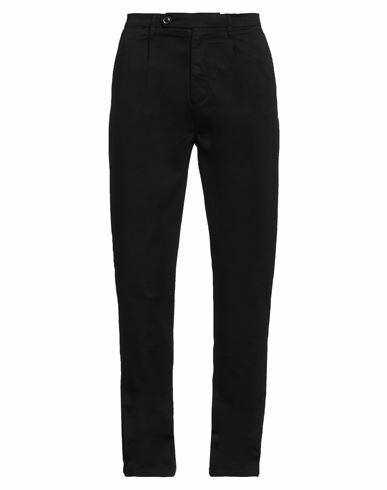 Guess Man Pants Black Cotton, Elastane Cover