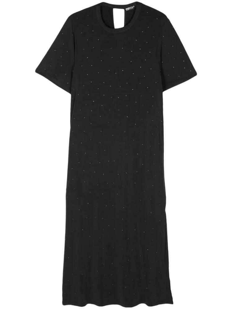 Bimba y Lola crystal-embellished T-shirt midi dress - Black Cover