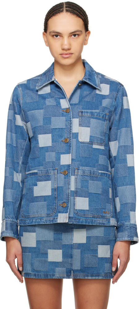 A.P.C. Indigo Silva Denim Jacket Cover